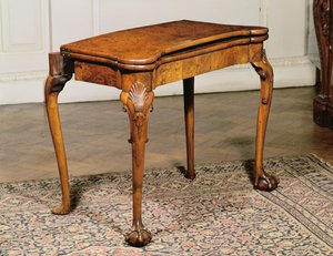 Mesa de cartão, mogno, c.1720 (ver também 277838)